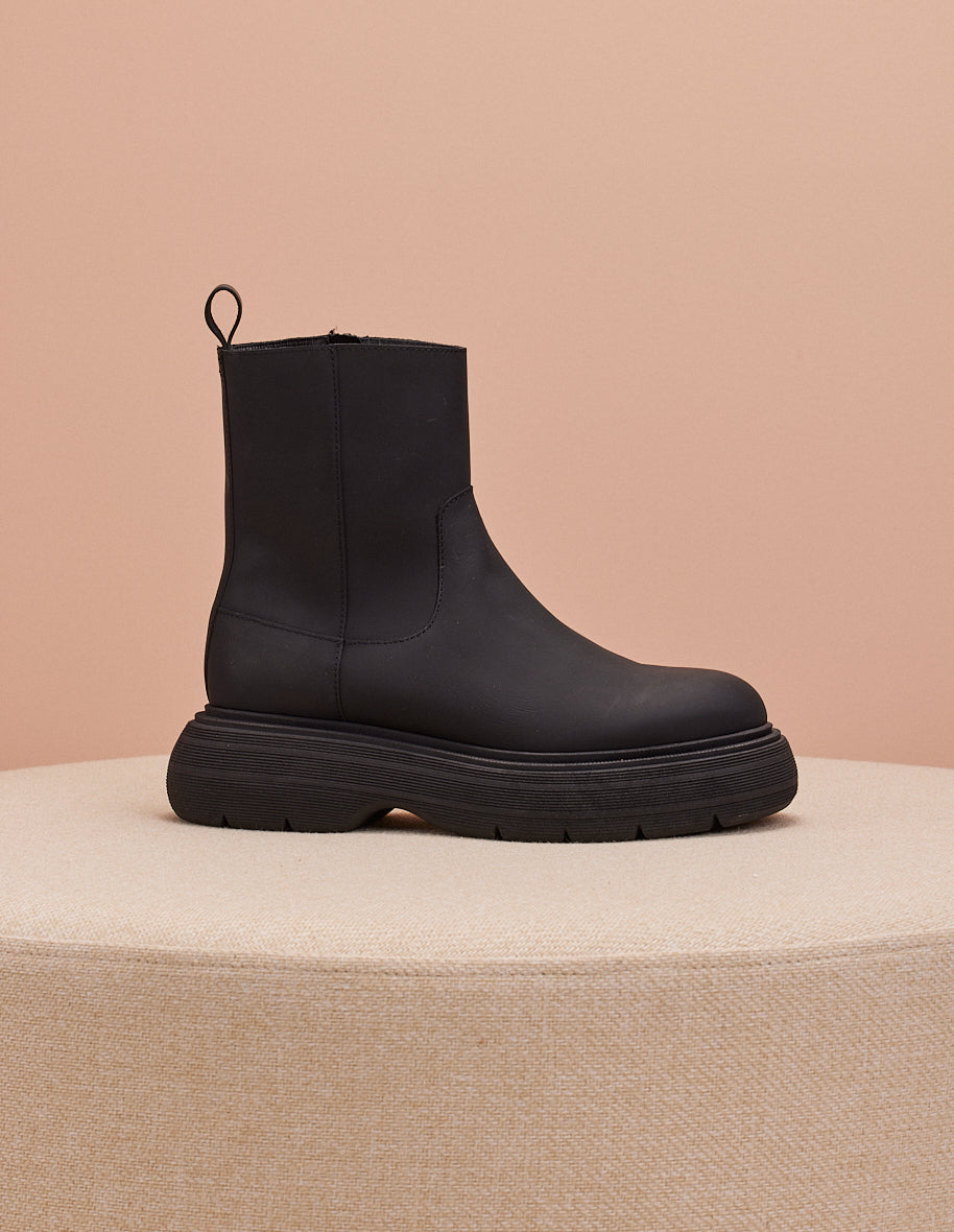 Rubber platform boots online