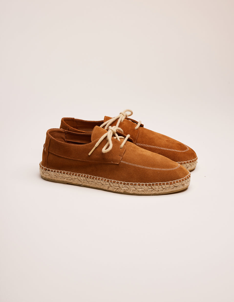 Espadrilles Charles Cognac suede