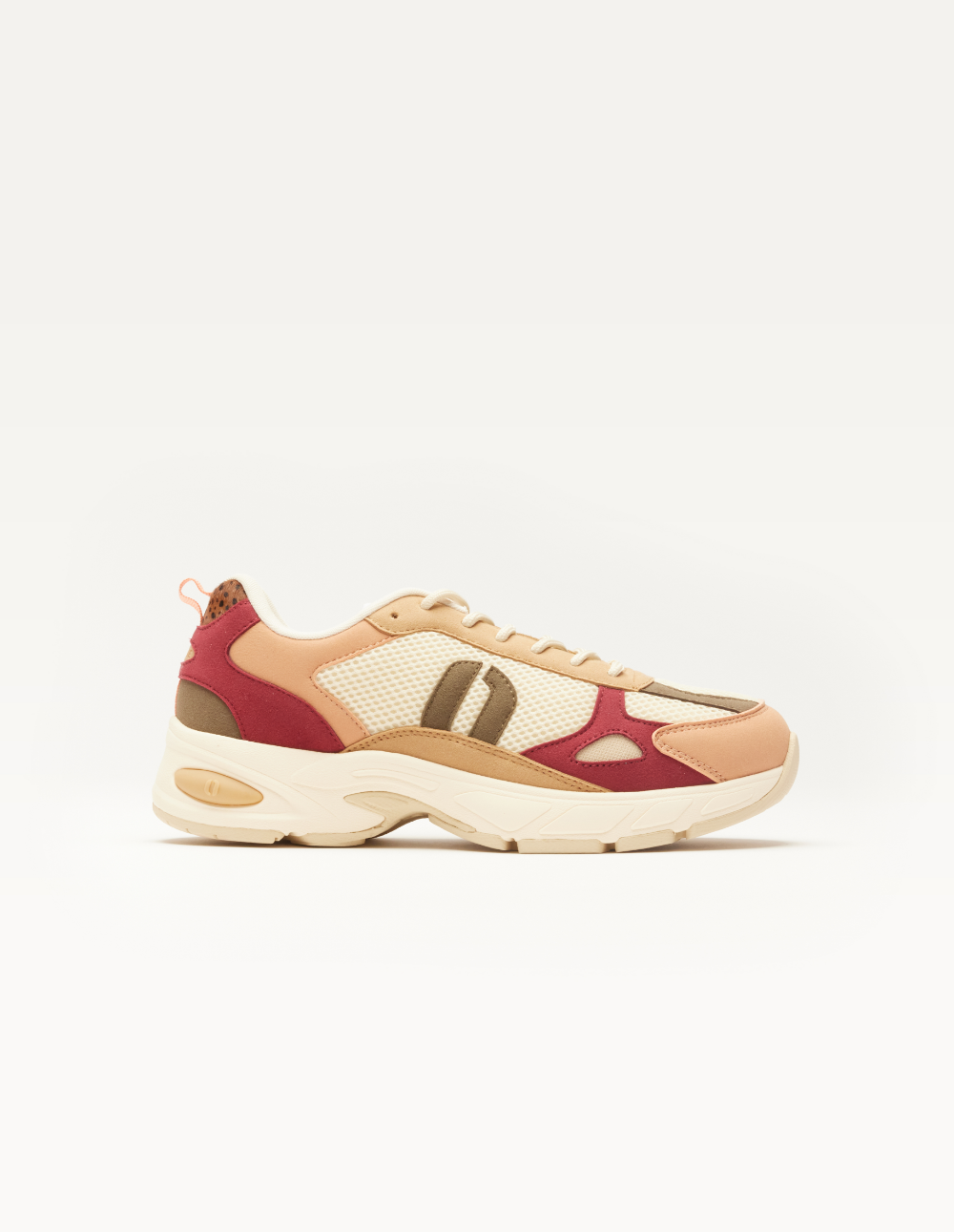 Low-top trainers Maé - Peach khaki beige