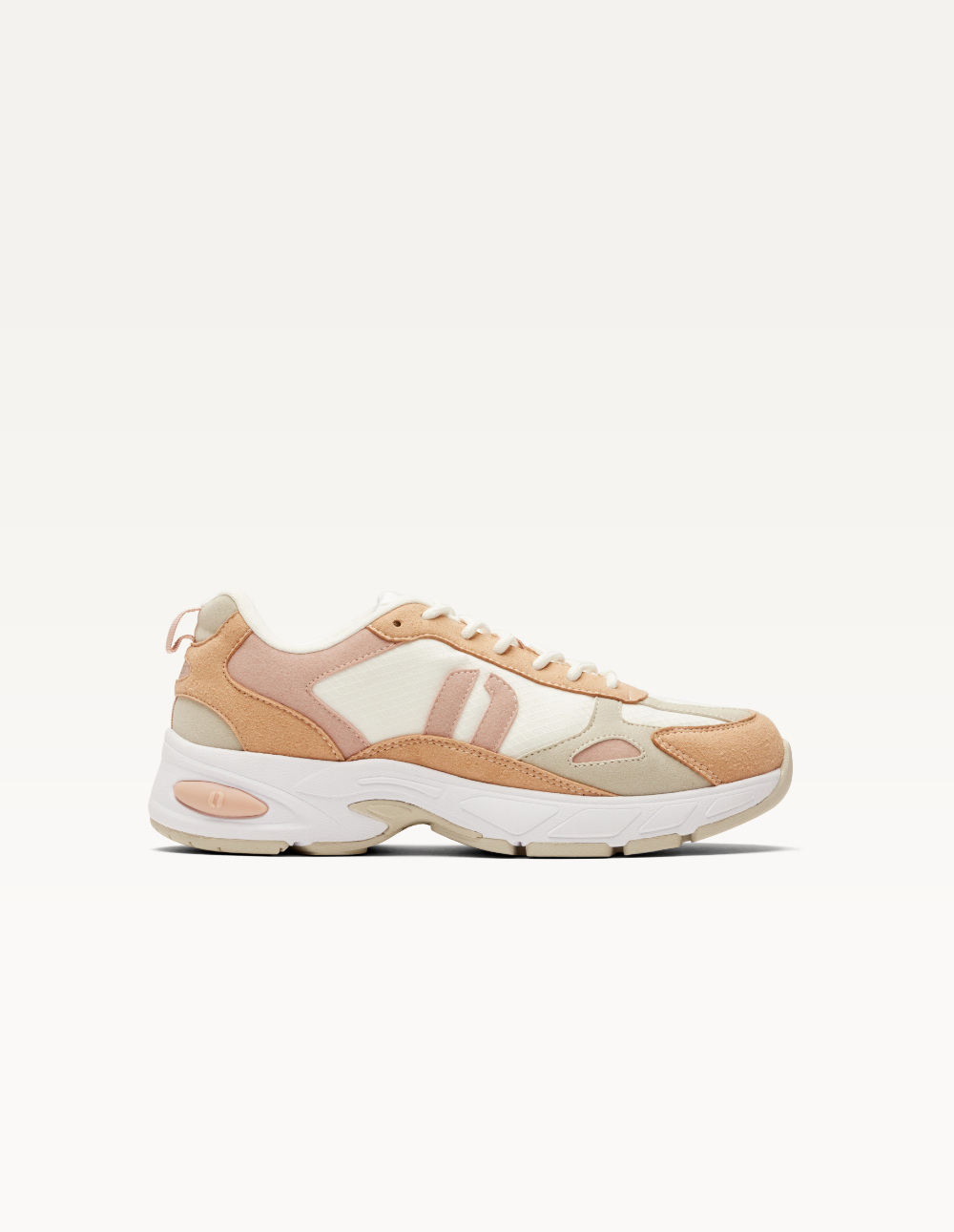 Low-top trainers Maé - Nude light grey white