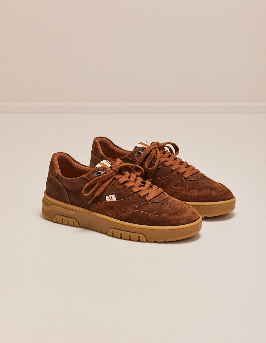 Low-top trainers Albert - Brown oiled suede