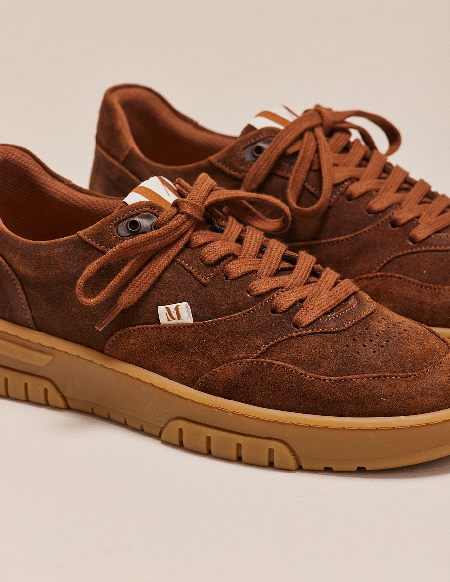 Low-top trainers Albert - Brown oiled suede