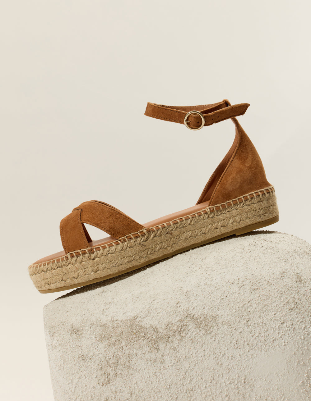 Espadrilles Catherine - Suède cognac