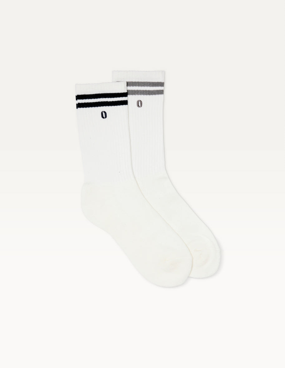 Pack de 2 Chaussettes - Sport Gris marine