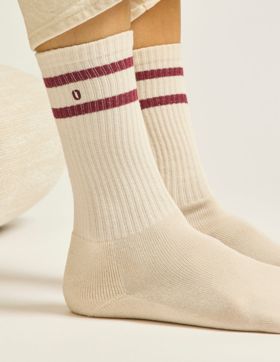 2-Pair Sock Pack - Bordeaux and Pine Sport