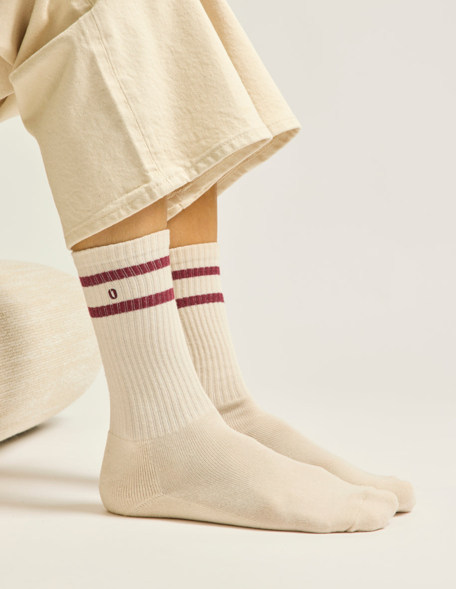 2-Pair Sock Pack - Bordeaux and Pine Sport