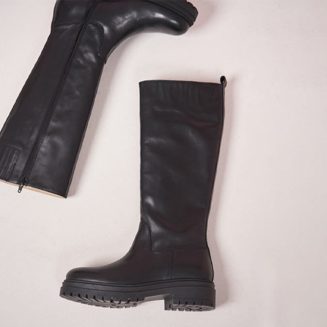 Bottes Maelis - Cuir noir