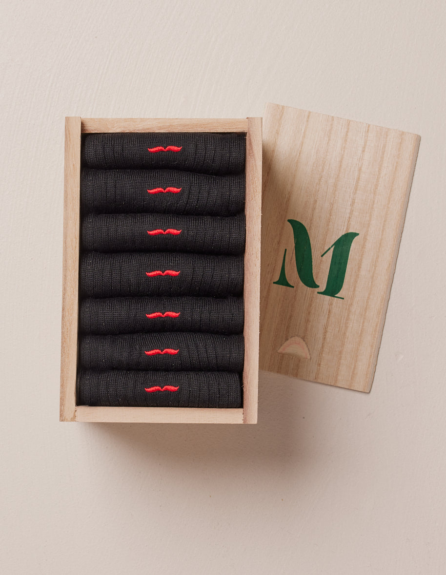 Coffret de 7 Chaussettes - Chaussettes Noir