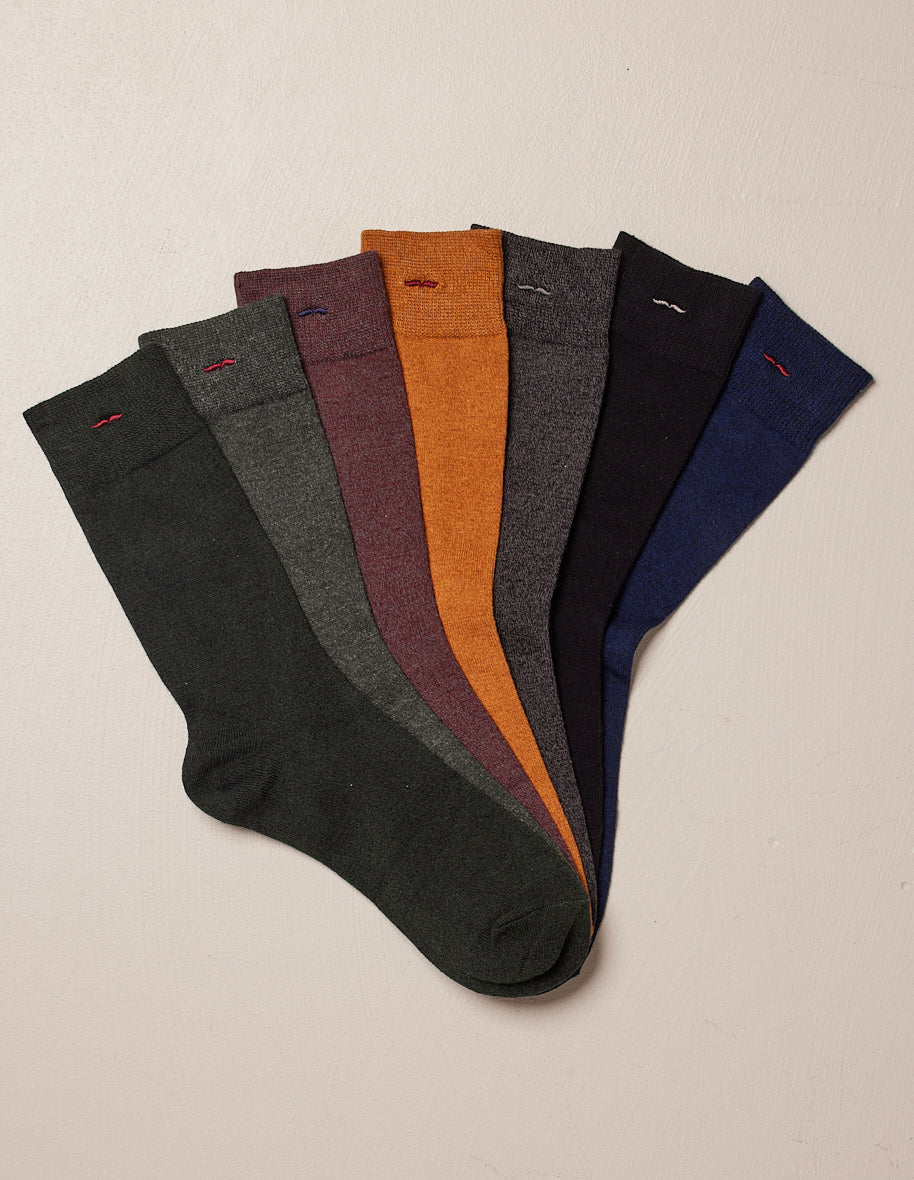 Coffret de 7 chaussettes - Chaussettes Chinées