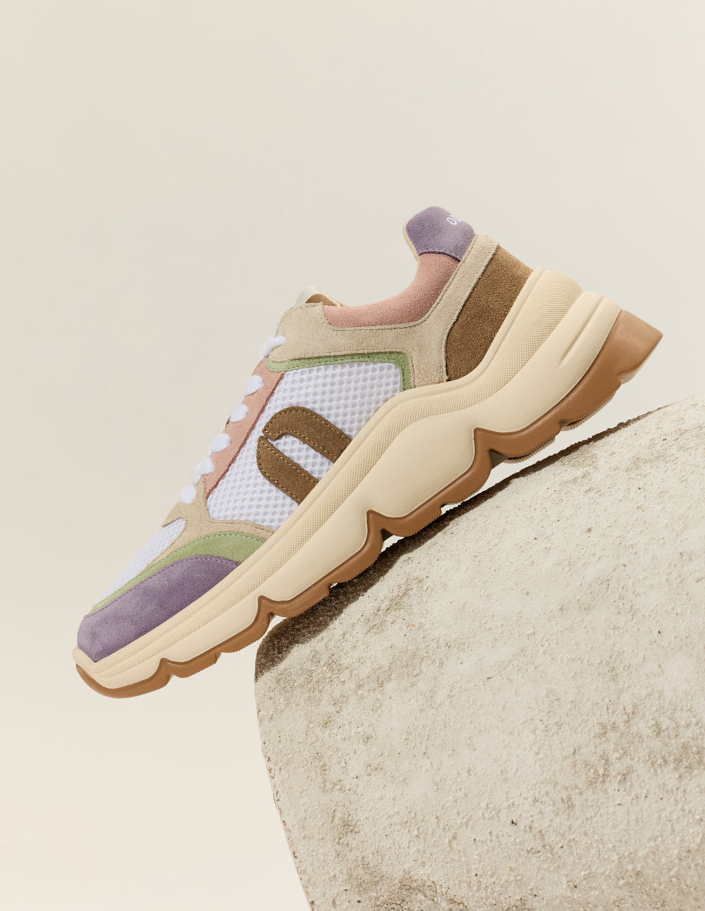 Baskets basses Orna - Lilas vert blanc