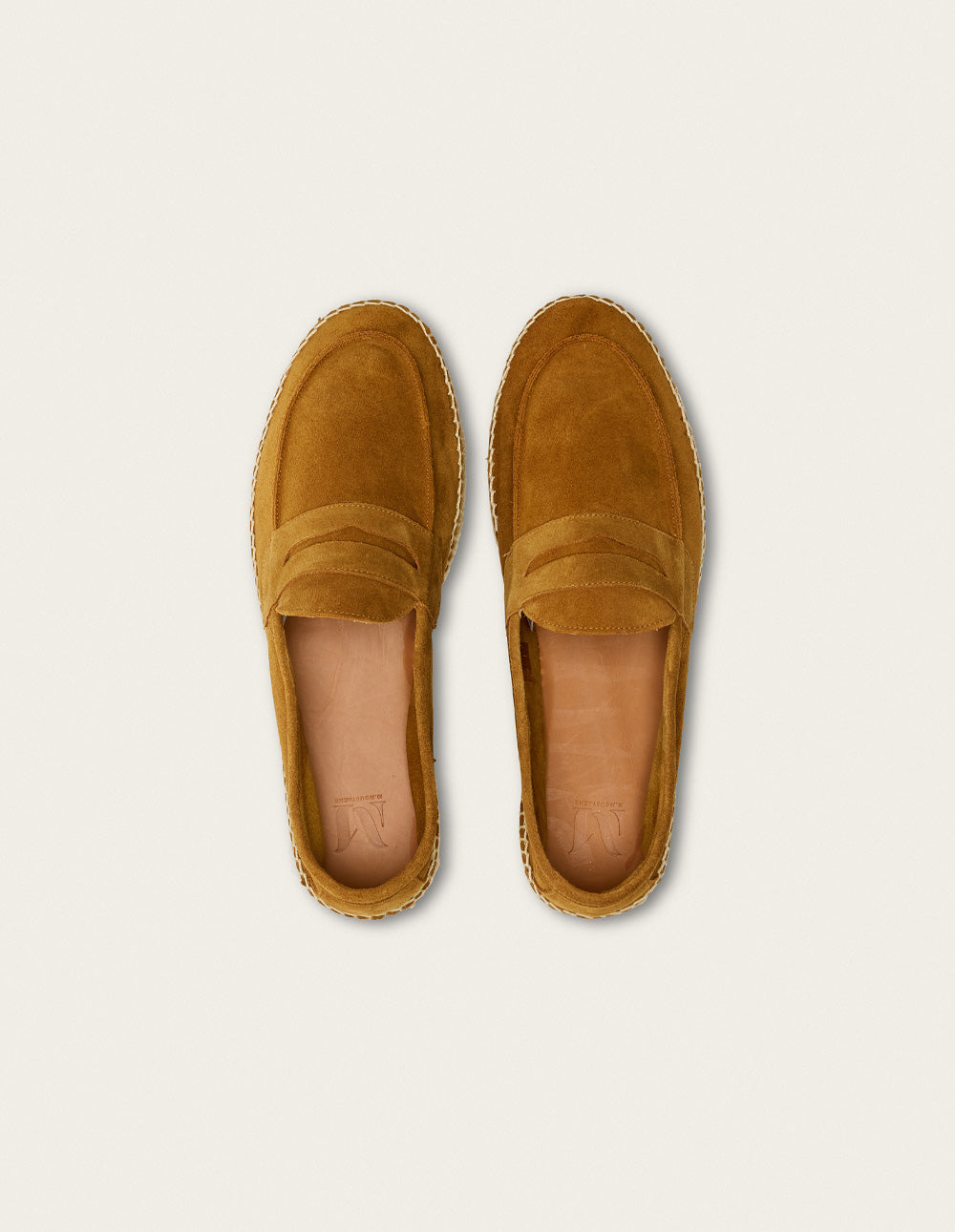 Espadrilles Roméo - Suède cognac