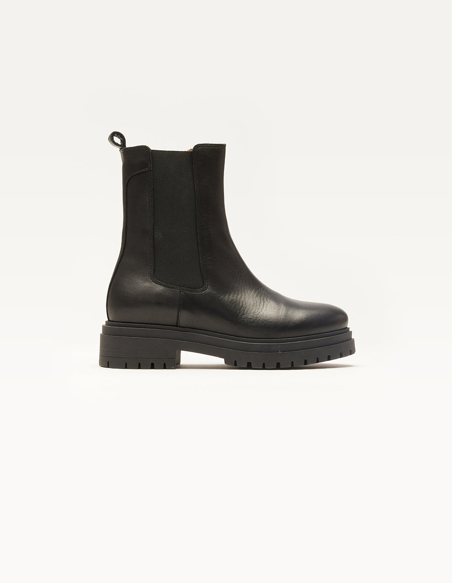 Bottines Amélie - Cuir noir