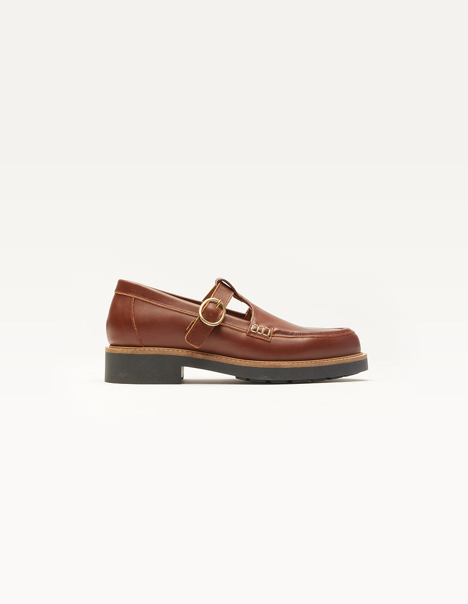 Derbies Carmen - Cuir marron