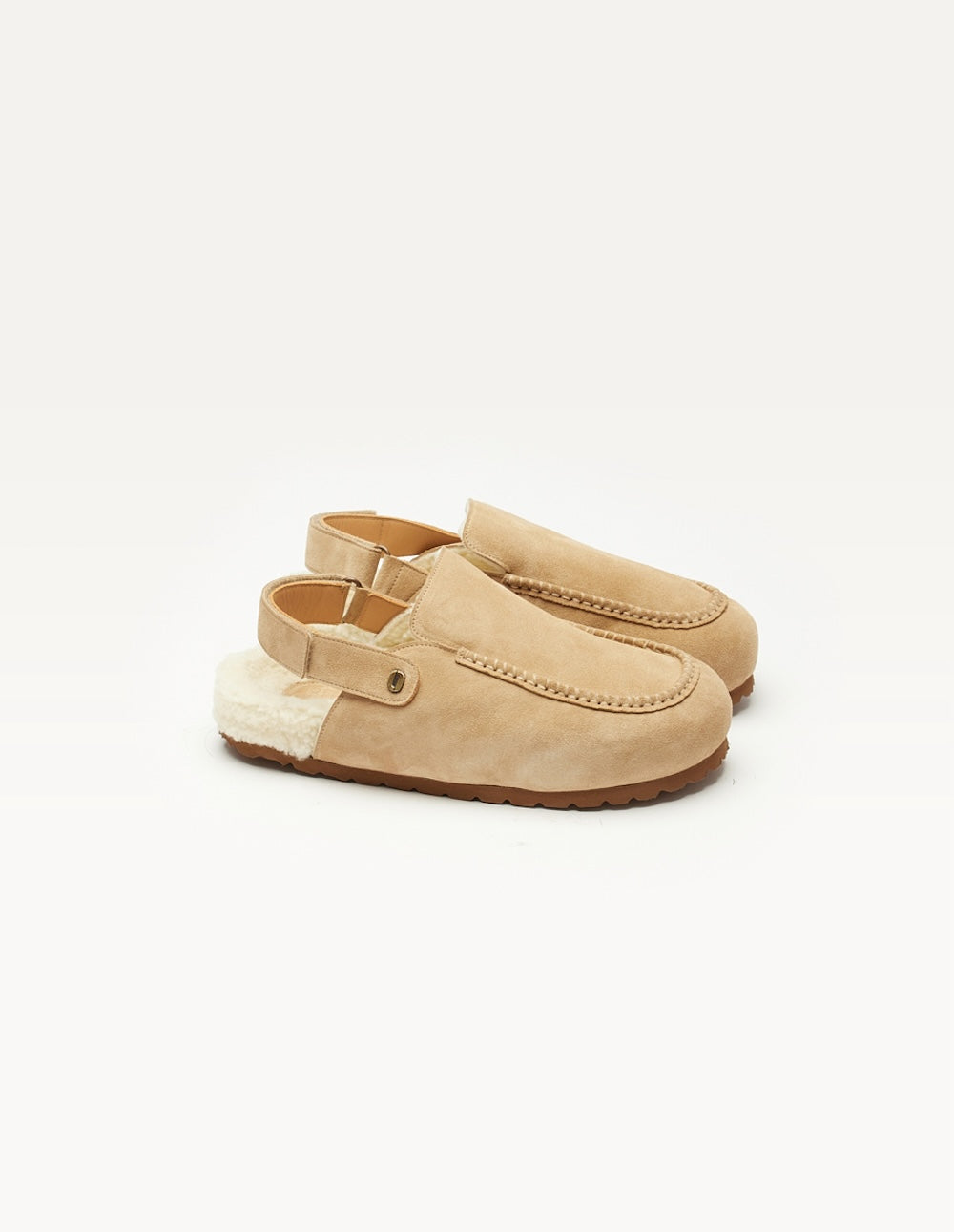 Mules Dahlia - Taupe suede