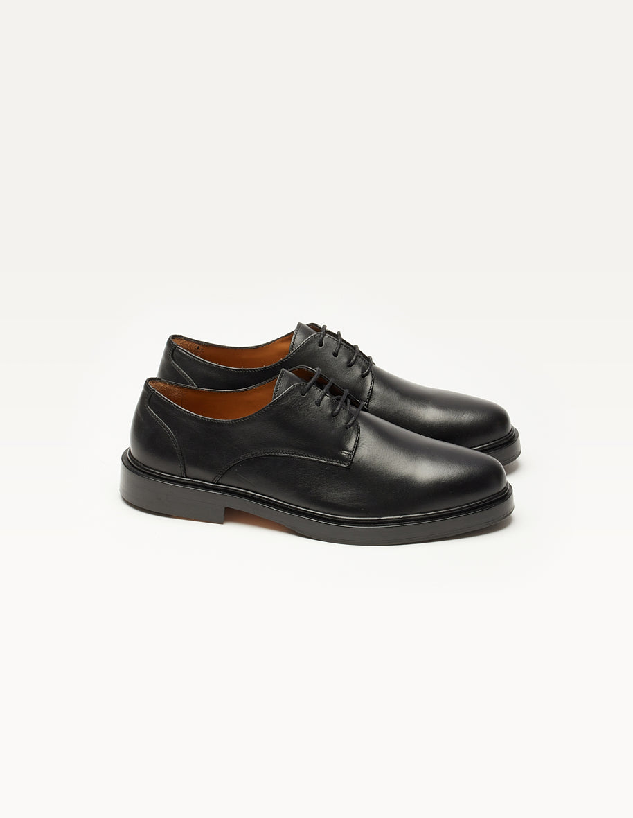 Derbies Edgar - Cuir noir