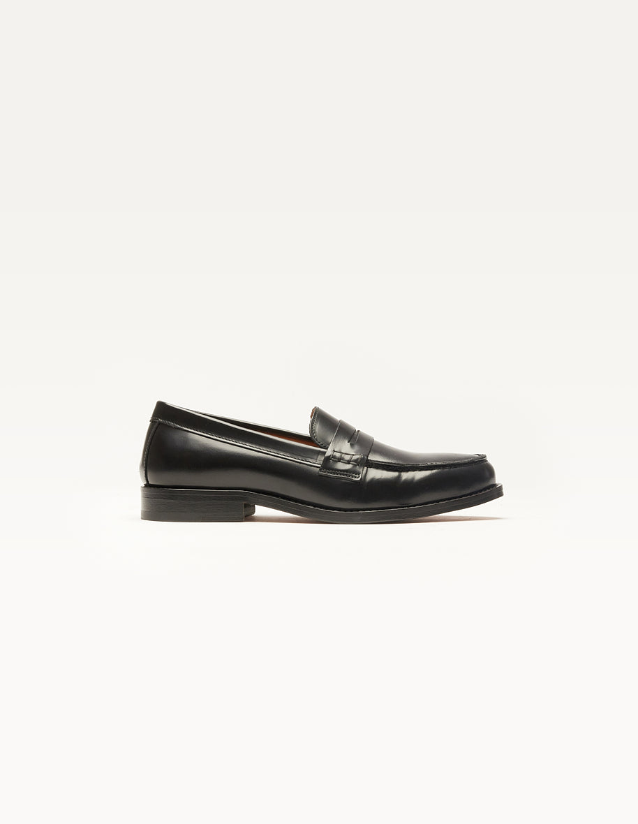 Mocassins Fanny - Cuir box noir