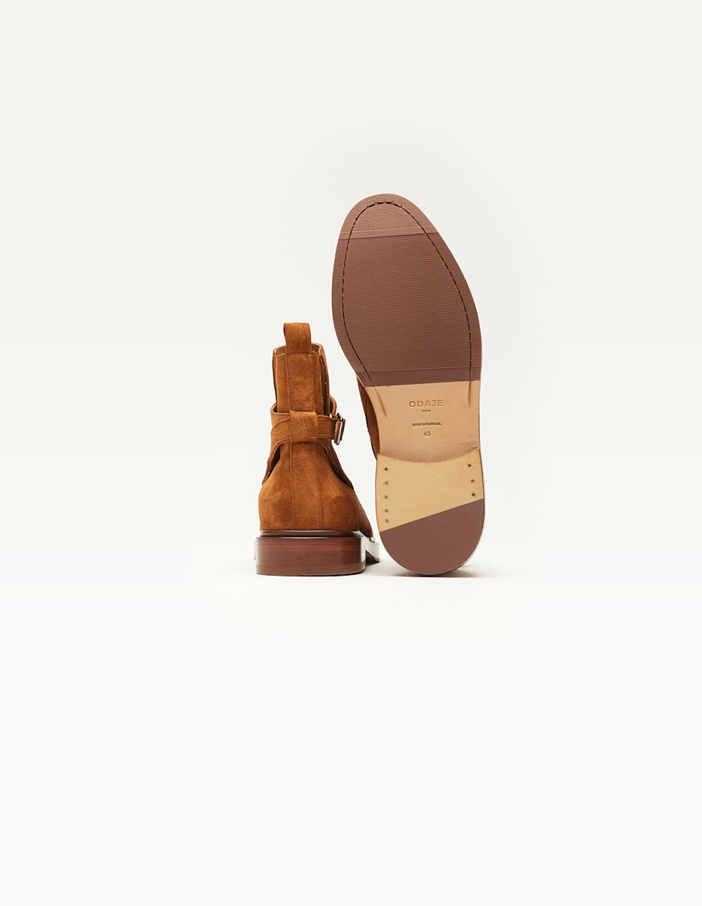 Bottines Gaetan - Suède cognac