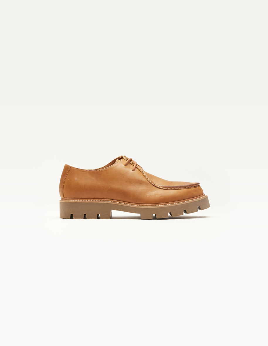 Derbies Gontran - Pull-up cognac