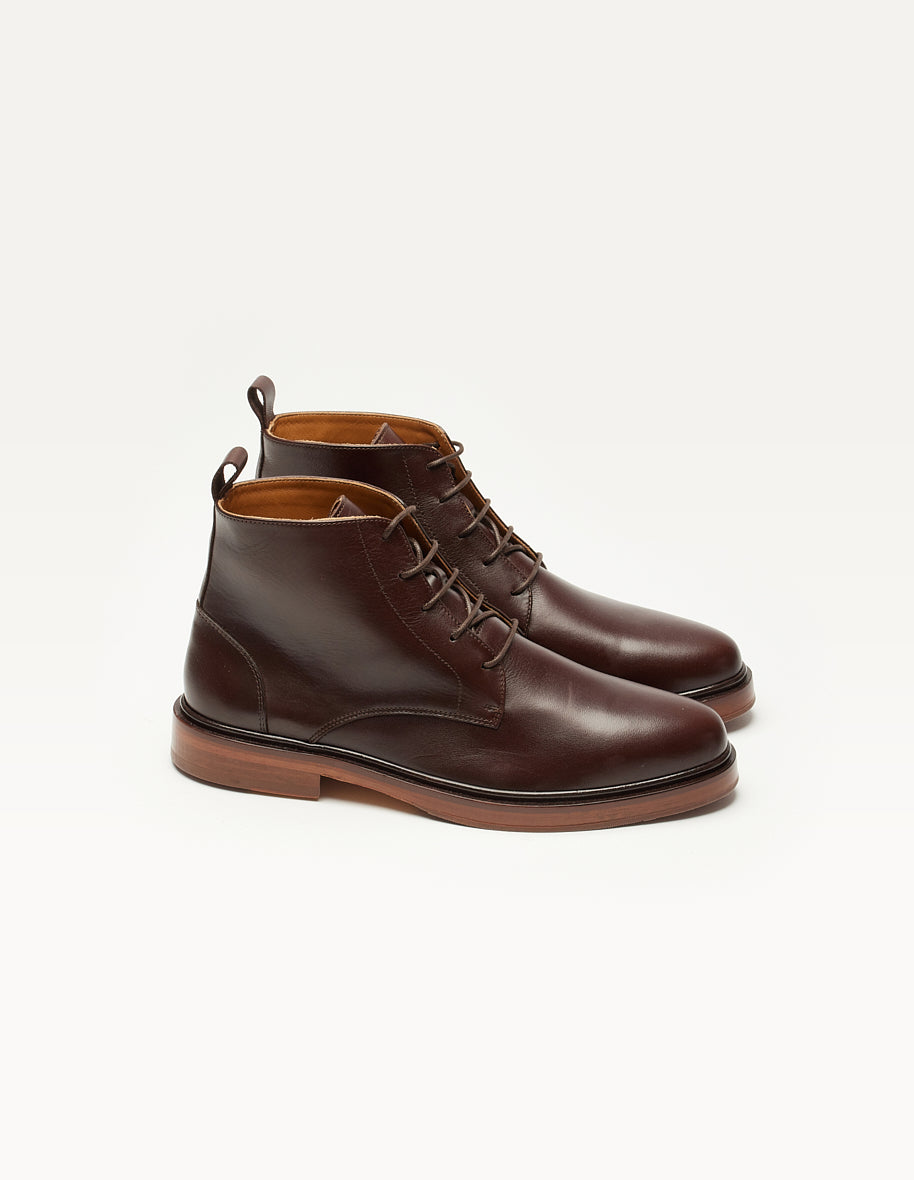 Bottines Guillaume - Cuir marron