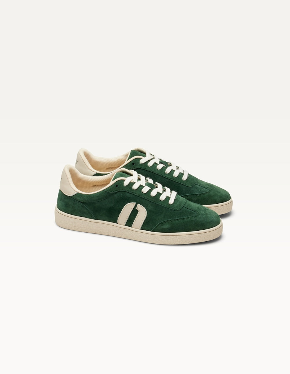 Low-top trainers Lucia - Forest green ecru