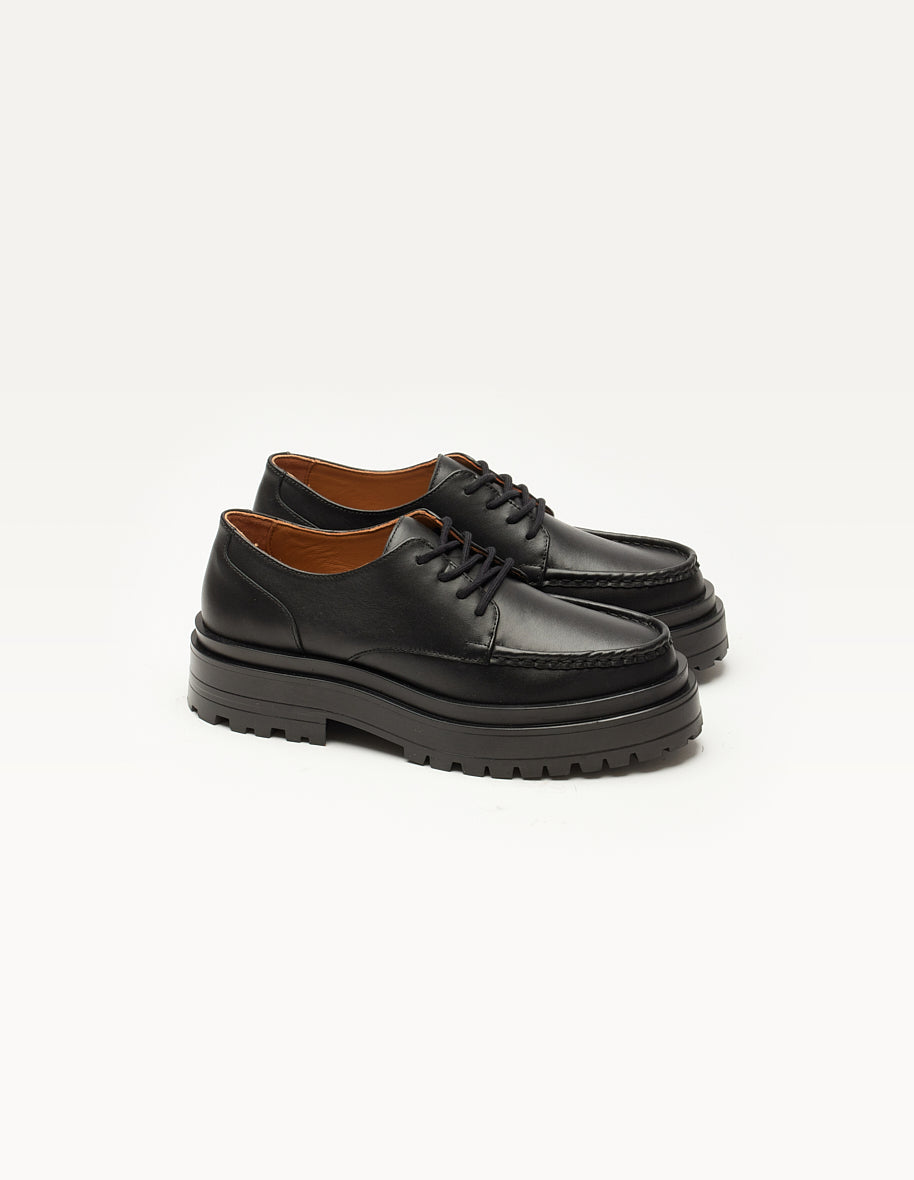 Derbies Madeline - Cuir noir