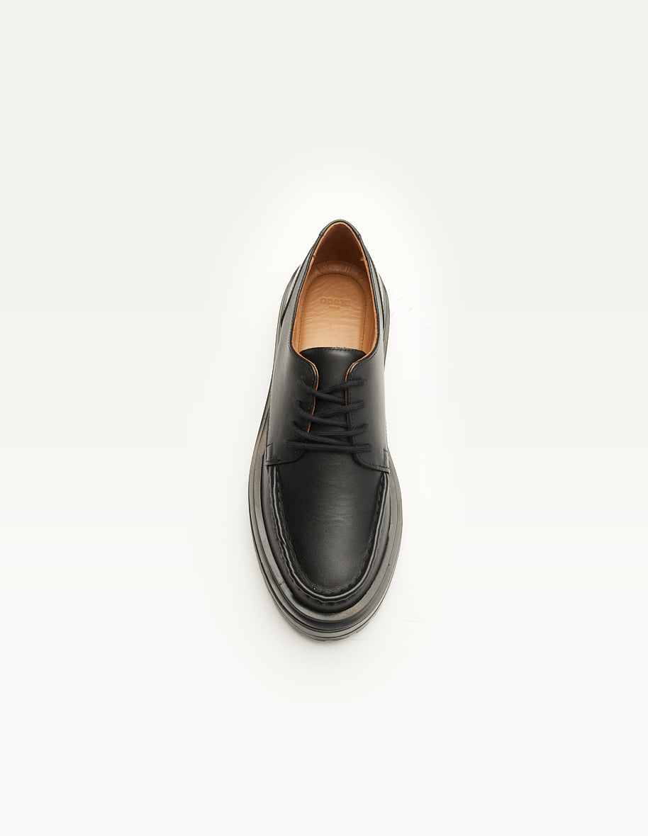 Derbies Madeline - Cuir noir