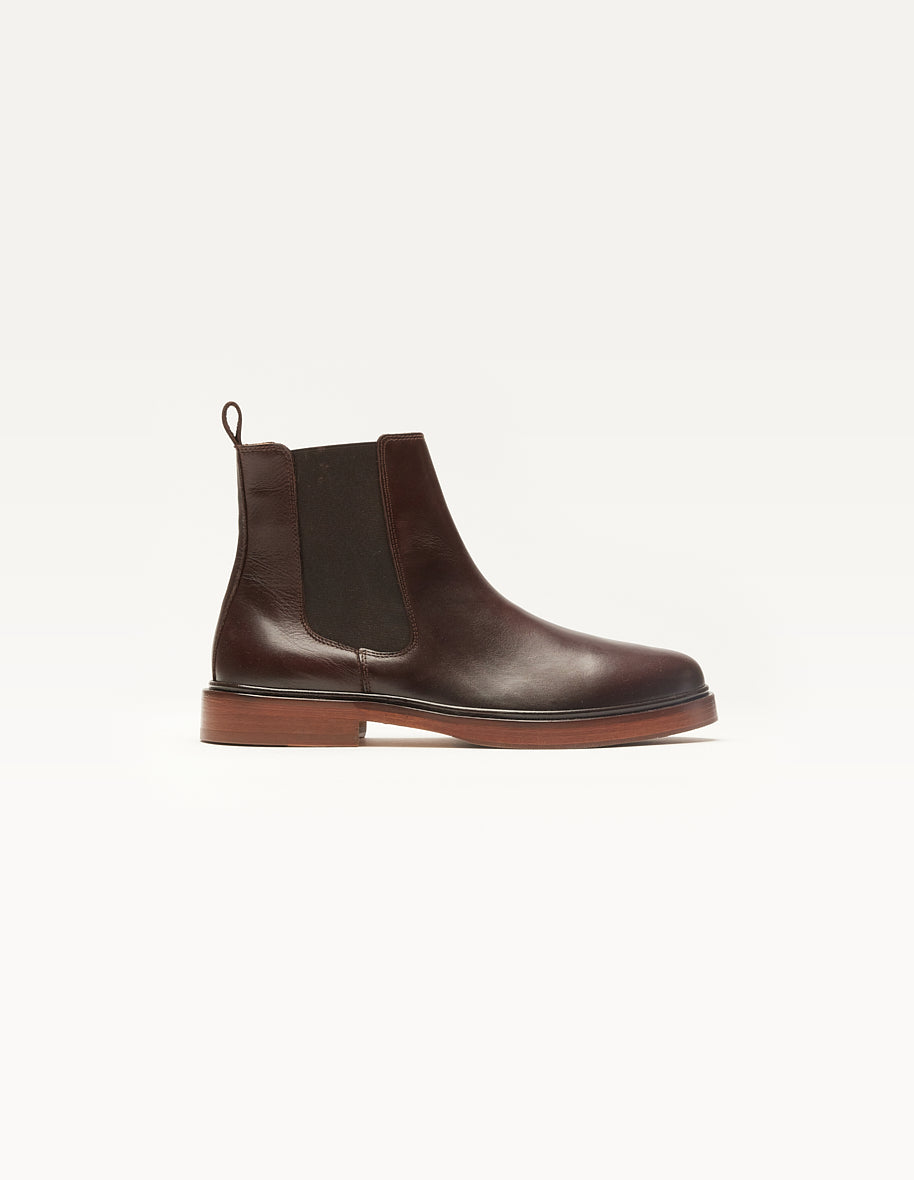 Bottines Nicolas - Cuir marron