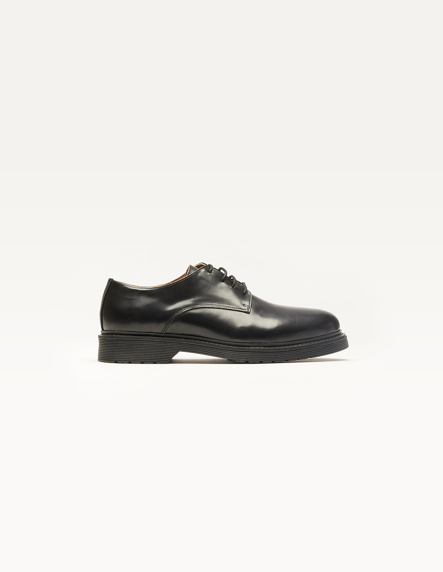 Derbies Olivier - Cuir box noir