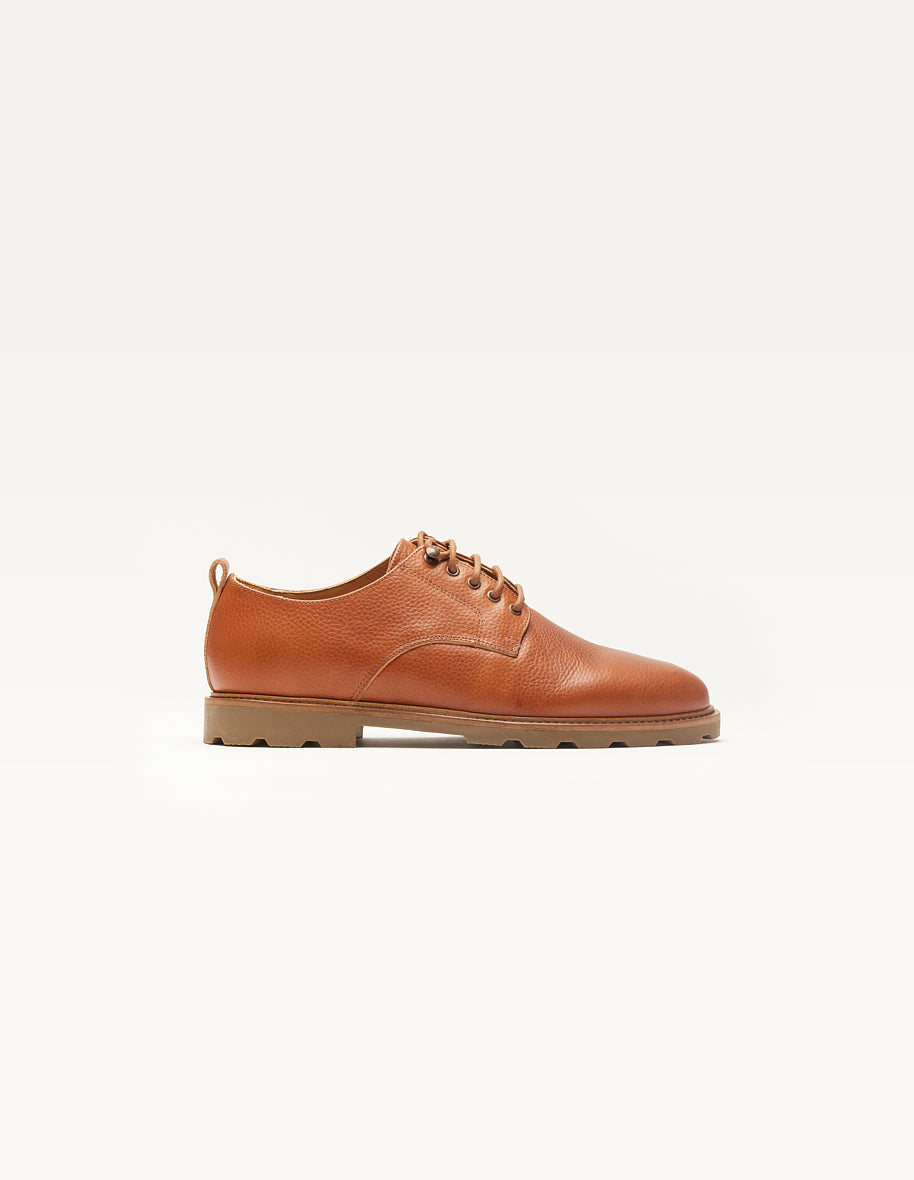 Derbies Simon - Pull up grainé miel