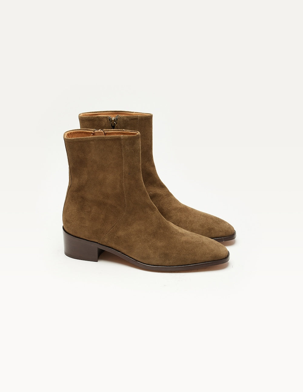 Boots Sybille - Khaki suede