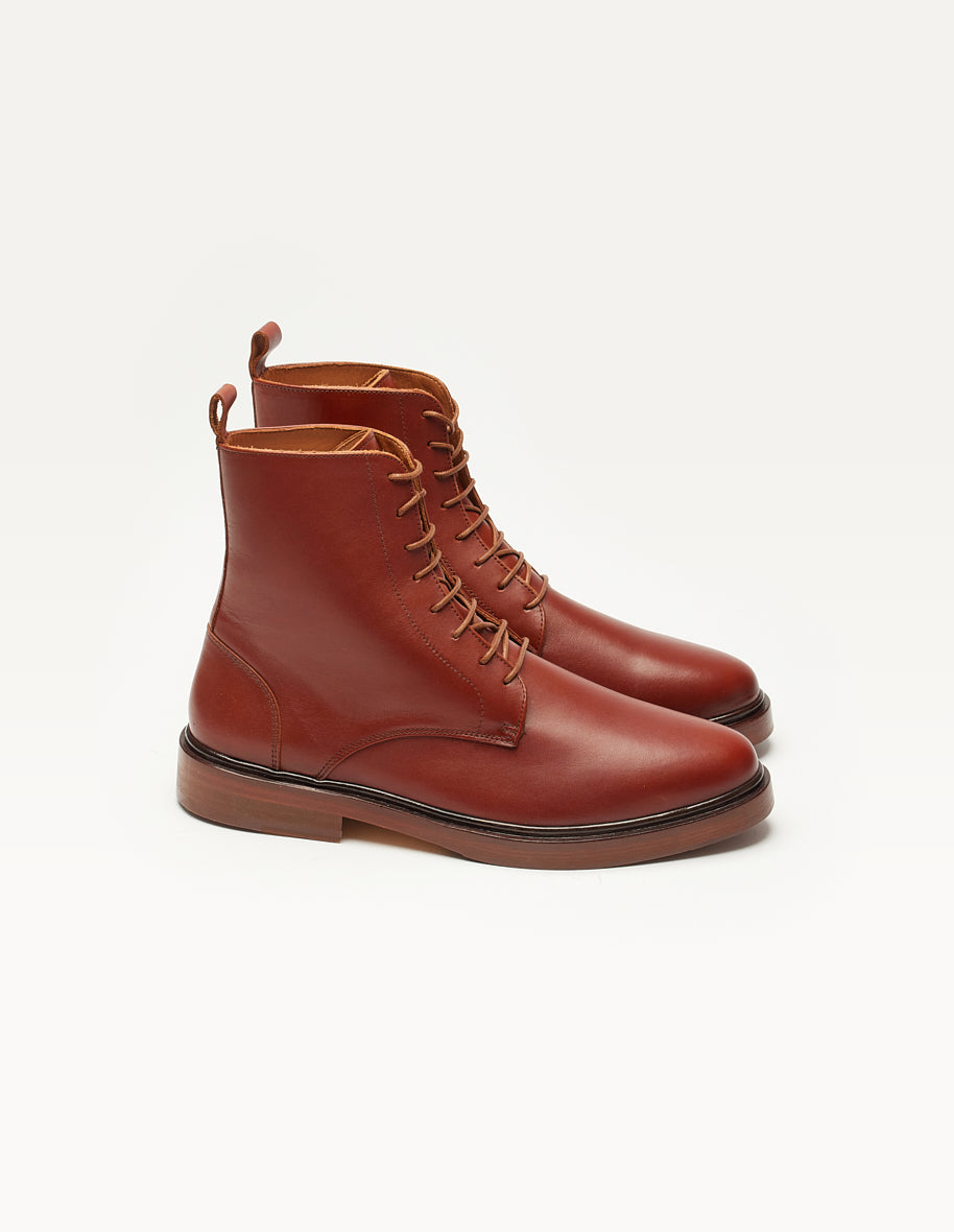 Bottines Timothée - Cuir cognac