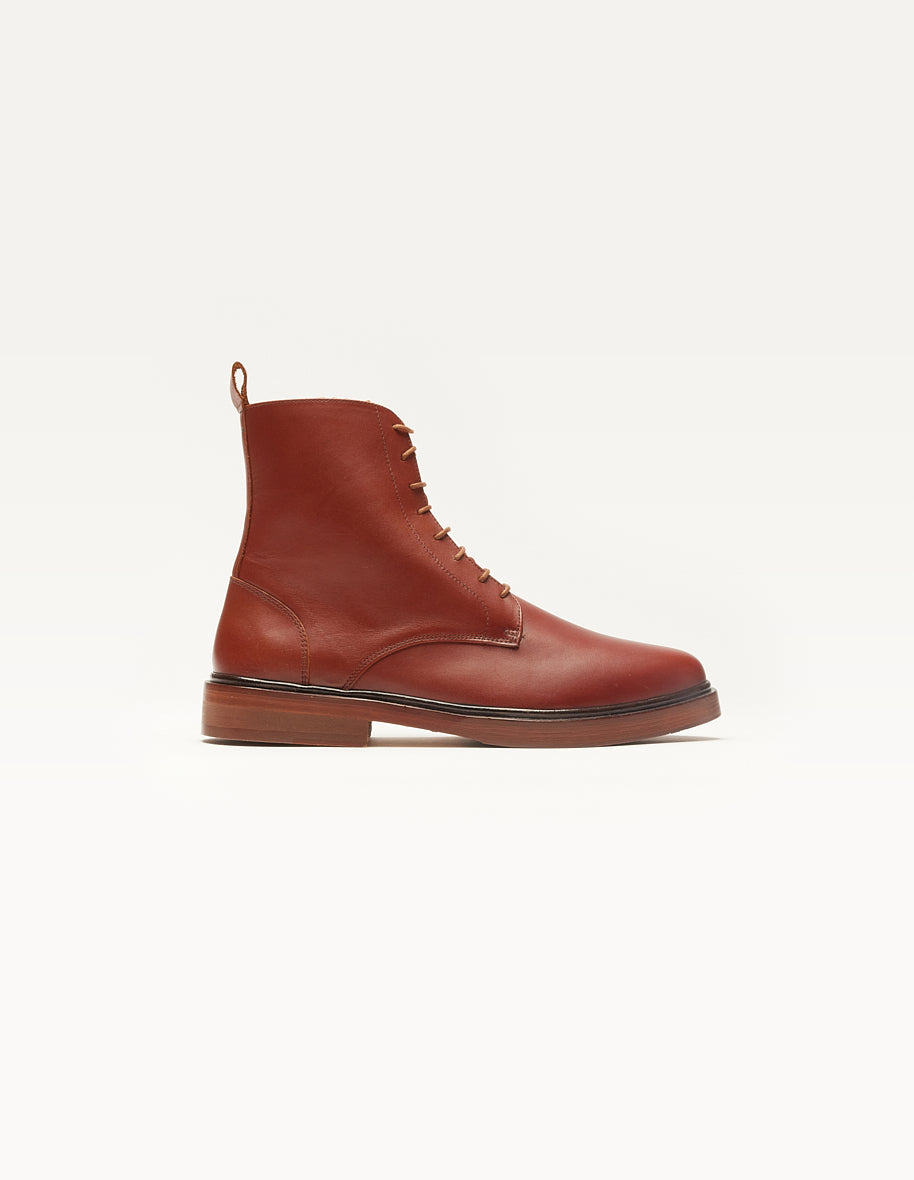 Bottines Timothée - Cuir cognac