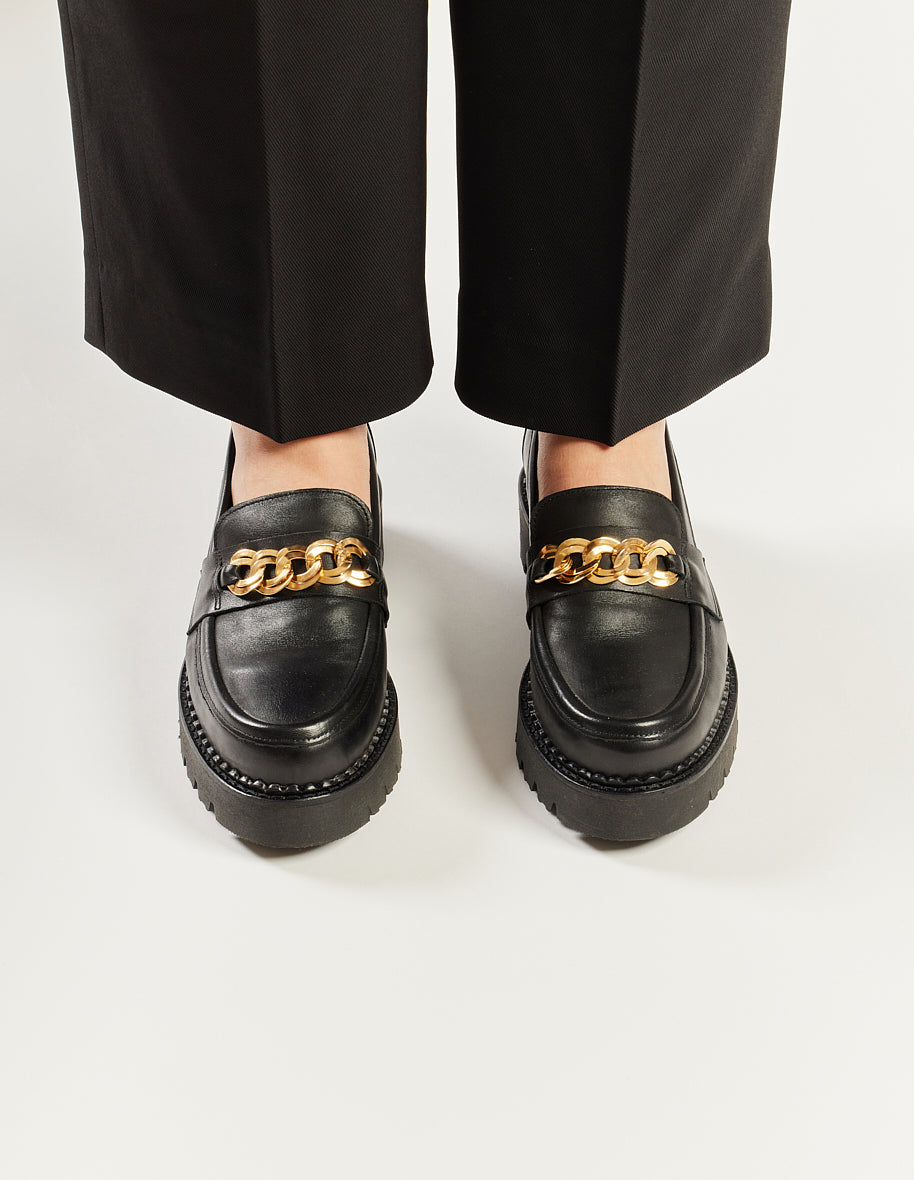 Loafers Rosie - Black leather