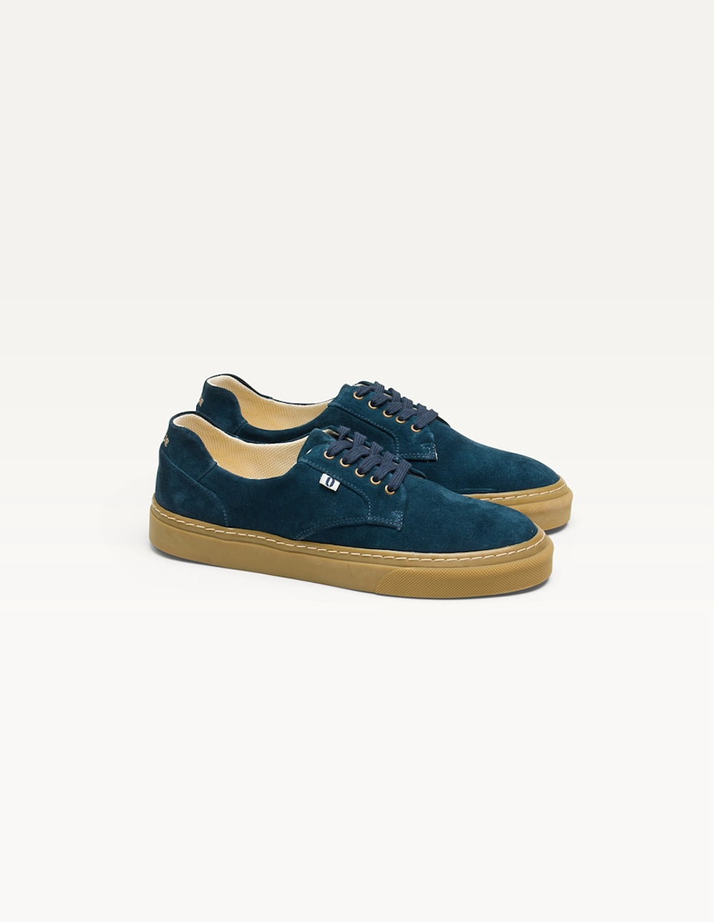 Low-top trainers Alexandre - Petrol blue