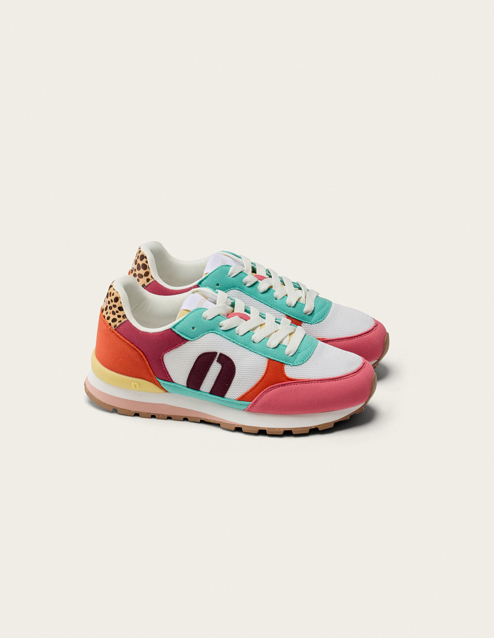 Aline low-top trainers - Pink white duck