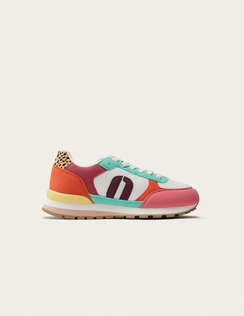 Aline low-top trainers - Pink white duck