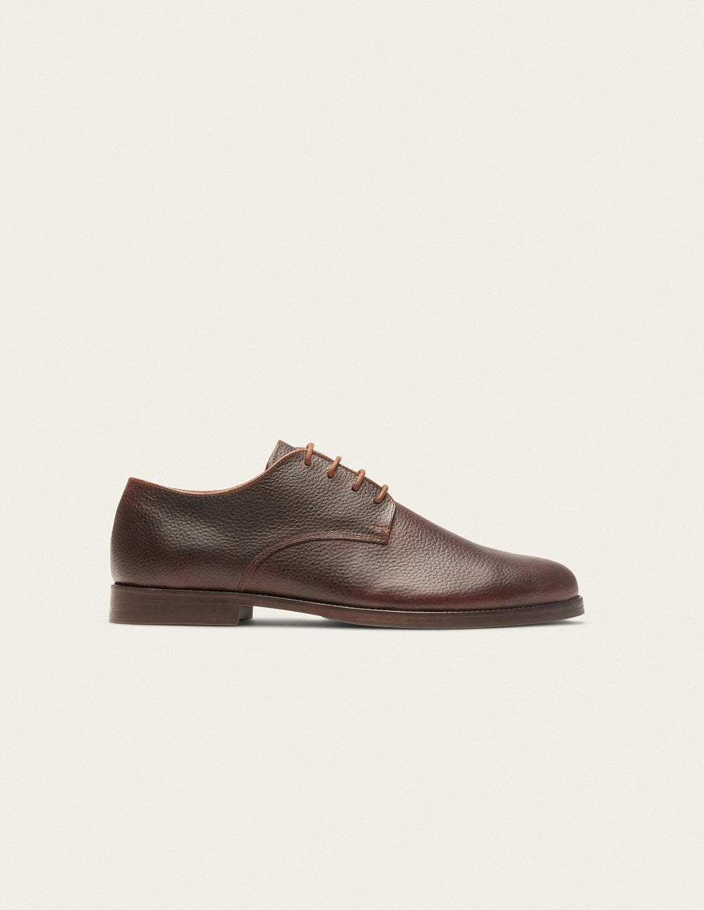 Derbies Antonin - Cuir pull-up grainé marron