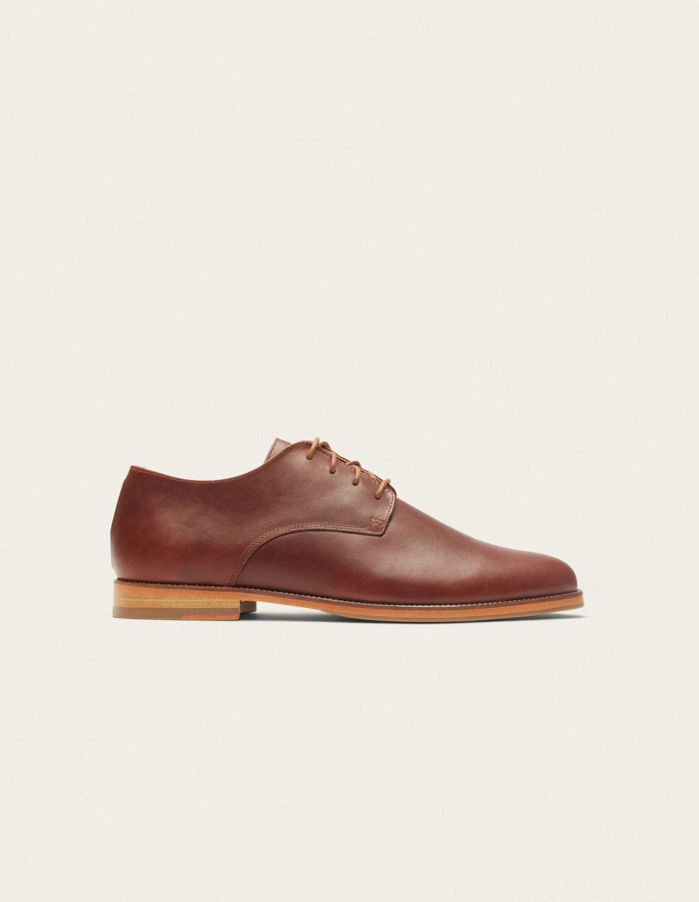 Derbies Antonin - Cuir pull-up terracotta