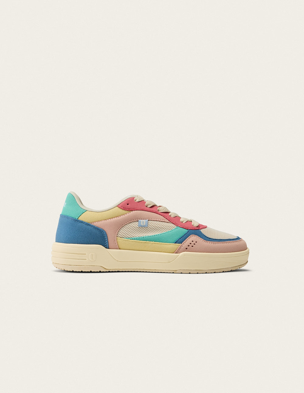 Axelle low-top trainers - Light pink blue beige