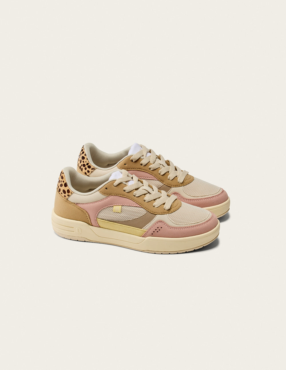 Axelle low-top trainers - Light pink ecru