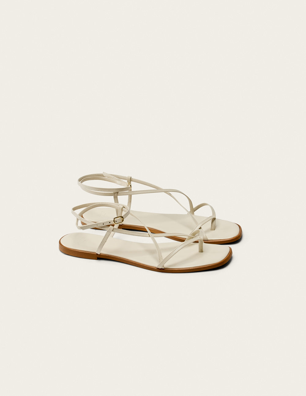 Bayli Sandals - Off-white leather