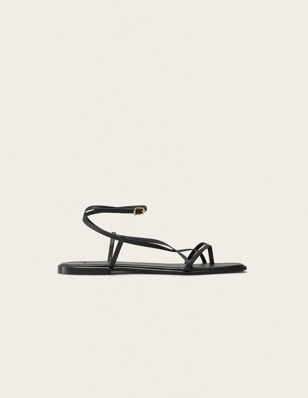 Bayli Sandals - Black leather