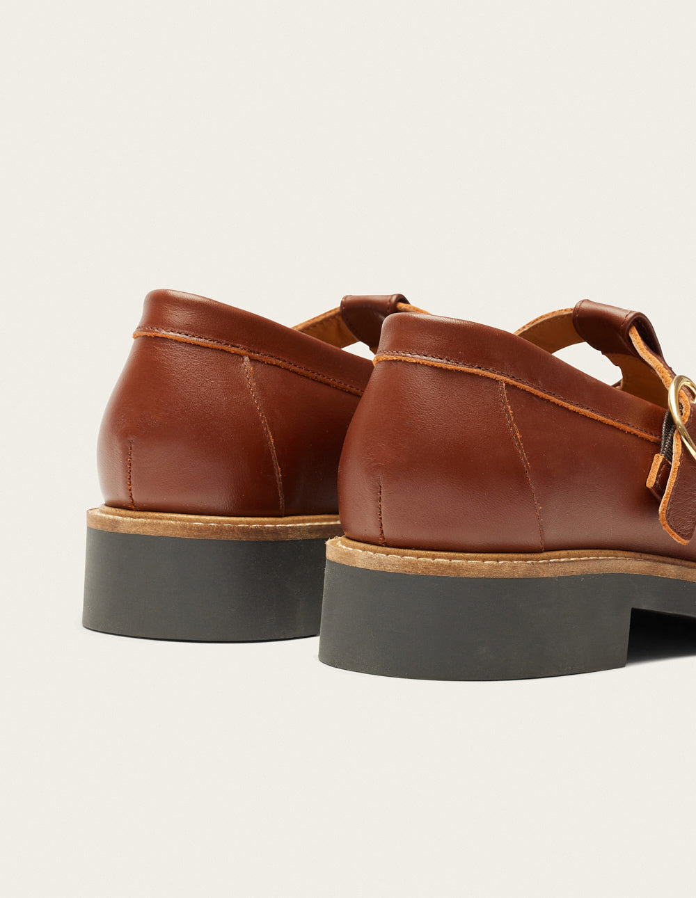 Derbies Carmen - Cuir marron