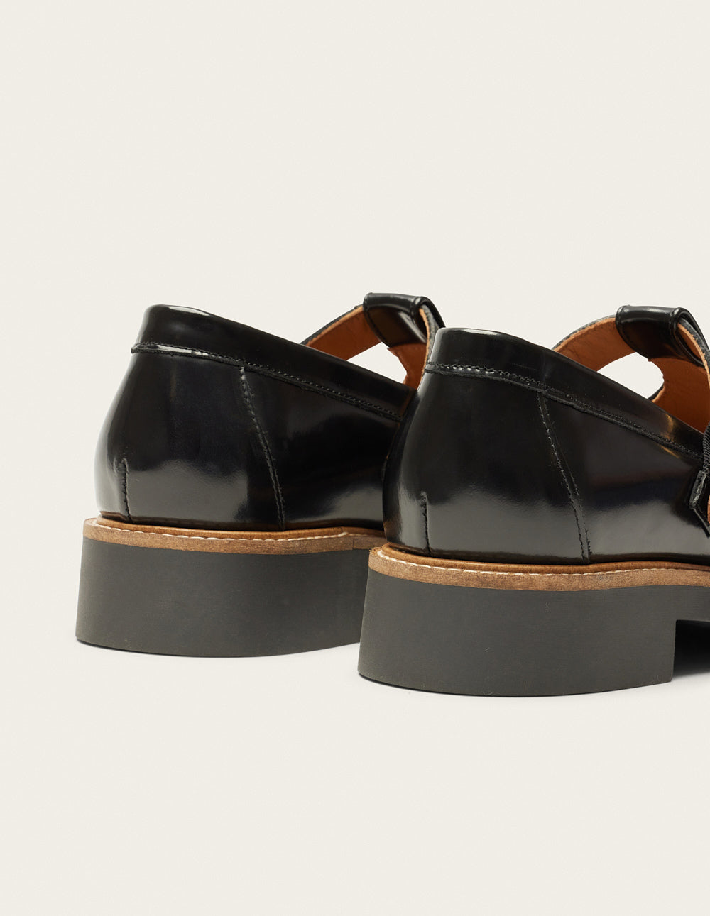 Derbies Carmen - Cuir box noir