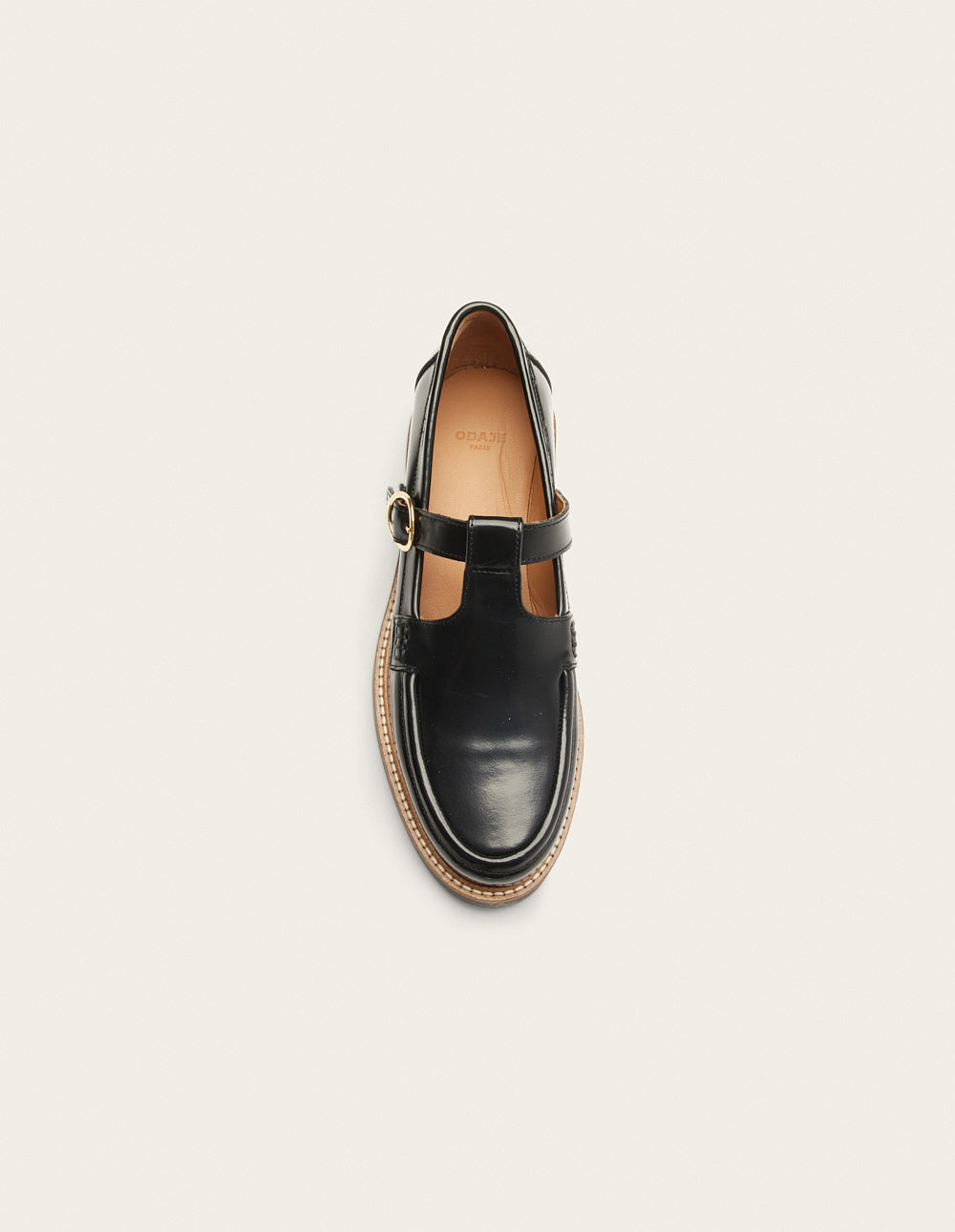 Derbies Carmen - Cuir box noir