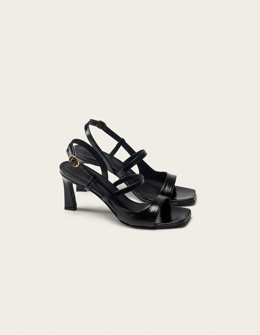 Casta Heeled sandals - Black leather