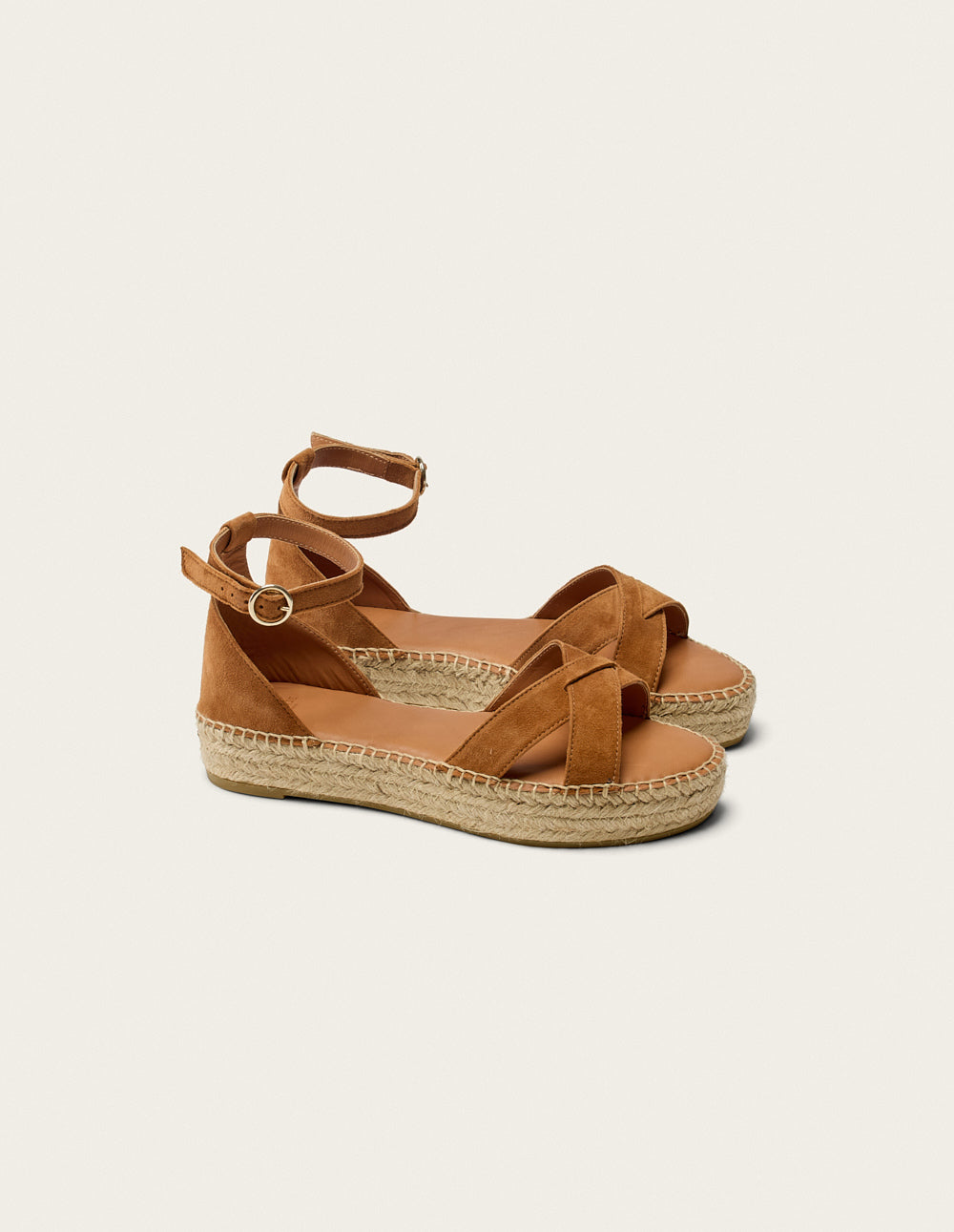 Espadrilles Catherine - Suède cognac