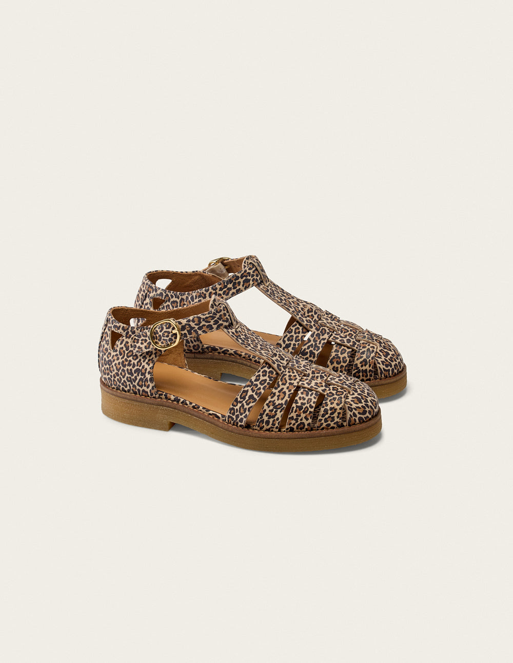 Sandals Charlie - Leopard leather