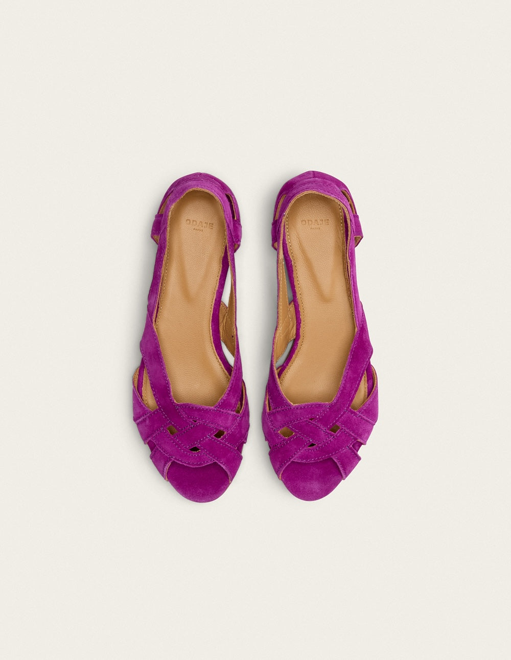 Clémentine Sandals - Magenta Suede