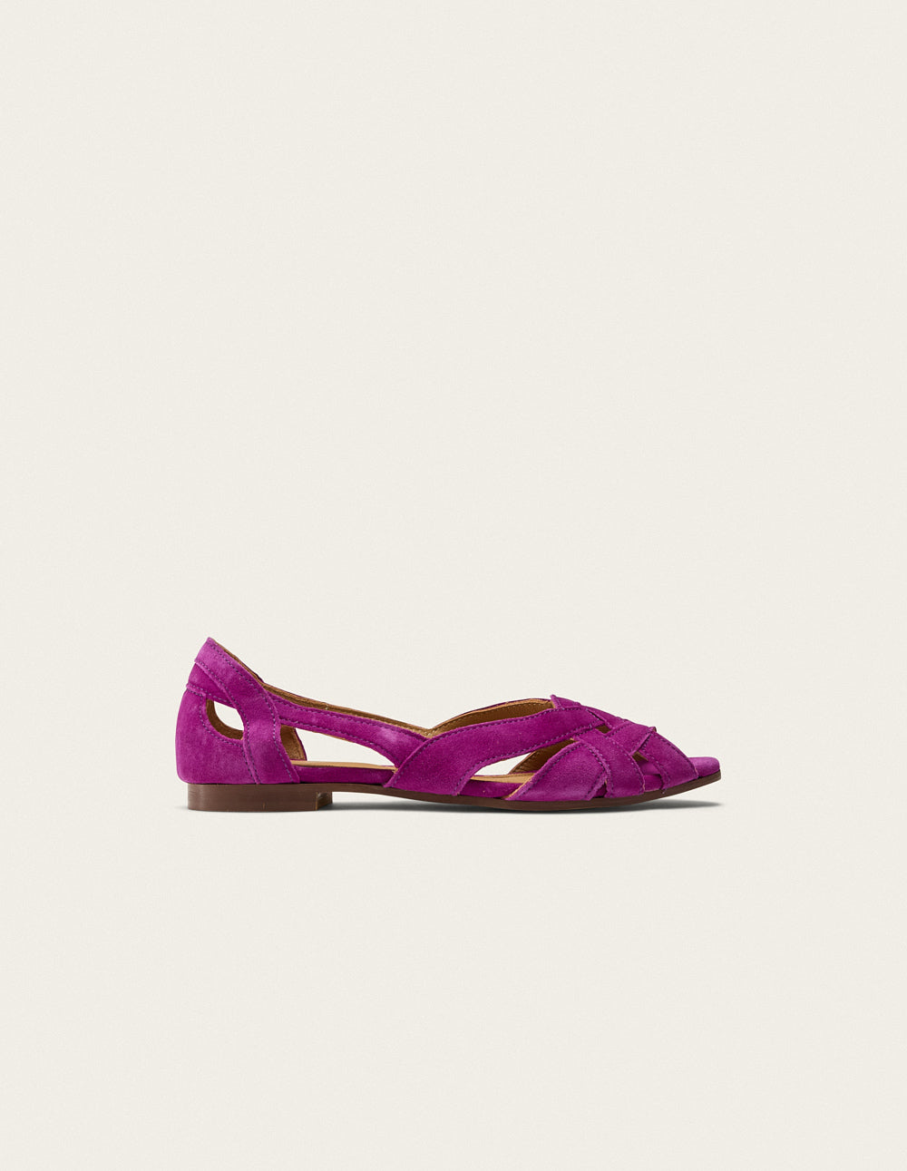 Clémentine Sandals - Magenta Suede